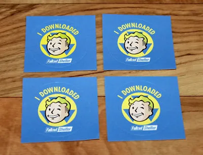 4 X Fallout 4 Shelter Vault Boy Promo Sticker Gamescom 2015 76 PS4 Xbox One • £34.72