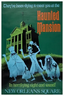 Haunted Mansion Disneyland - Collector Poster - Buy Any 2 Get Any 1 Free!! • $11.75
