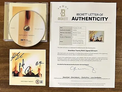 Matchbox Twenty 20 CD & ENTIRE BAND Signed Autographed Card BAS COA Rob Thomas • $99.99