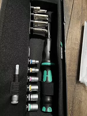 Wera A6 Click-Torque Wrench Set 2.5 To 25 Nm 1/4  Drive 20 Piece 05130110001 • $229.99