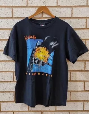 Vintage Def Leppard Shirt- Pyromania - Sz: L Giant 2002 Y2K • $49.99