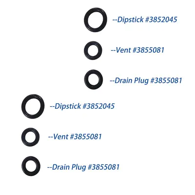 2Set Volvo Penta Gearlube/Gearoil Oring Set SX-M SX-A DPS-A 3852045& 3855081 • $14.90