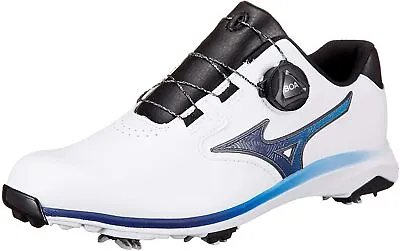 MIZUNO Golf Soft Spike Shoes NEXLITE GS BOA 51GM2115 White Navy US8.5(25.5cm) • $130.83