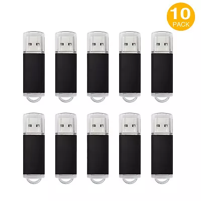 10 Pack 16GB USB Flash Drive Flash Memory Stick Rectangle Model Thumb Pen Drive • $24.47