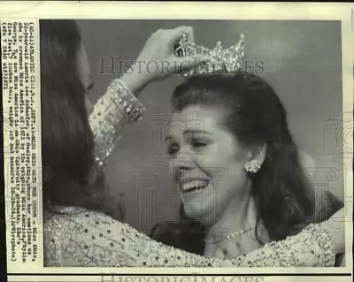 1971 Press Photo Laurie Lea Schaefer Of Ohio Crowned Miss America Atlantic City • $19.99