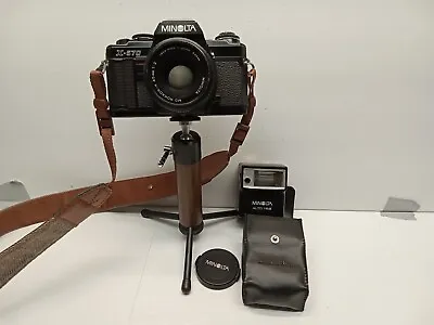 Minolta X-570 + 45mm F2 +flash Tested • $75