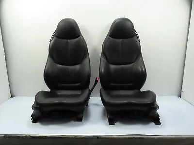 01 BMW Z3 E36 3.0L #1251 Seat Pair Sport Power Heated Leather Black PR7SW • $1599.99