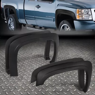 [4pcs] For 07-14 Chevy Silverado Reg/ext Cab Factory Style Wheel Fender Flares • $29.43