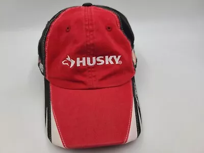 Matt Kenseth #20 Husky Tools Home Depot Adjustable Hat Cap Men NASCAR Red Black • $8.99