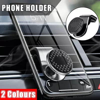 Universal Magnetic Mini Car Phone Holder 360° Rotating Stand Air Vent Mount • $10.69