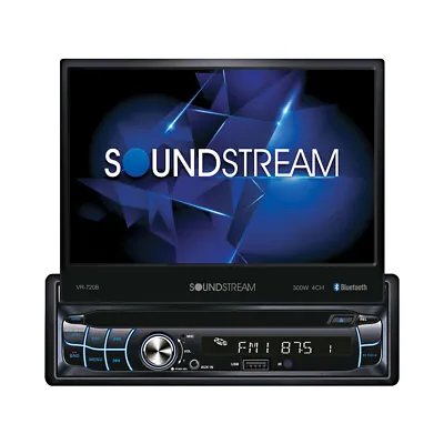 Soundstream 1-din In-dash Dvd Cd Usb Bluetooth Car Stereo 7  Lcd Monitor Rgb Led • $134.89