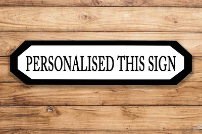 £3.99 • Buy Personlised Custom Street Metal Long Sign Plaque