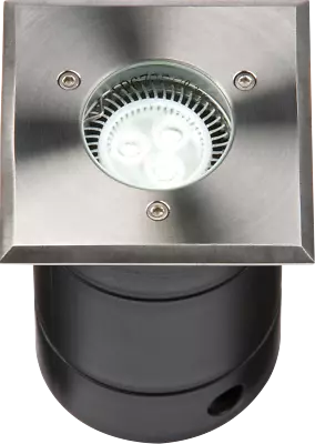 £35.71 • Buy Knightsbridge 230V IP67 Square Stainless Steel Walkover / Driveover Light