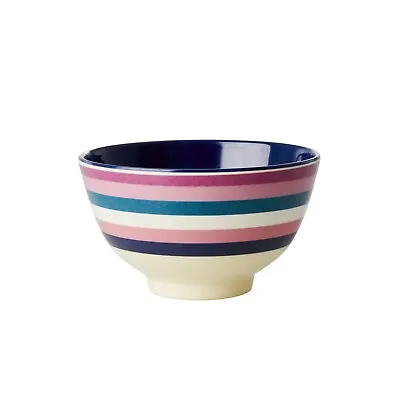 RICE Melamine Small Bowl In Big Stripe Print - Combined Postage Available • £5.50