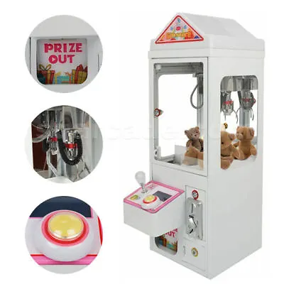Mini Claw Crane Machine Candy Toy Grabber Catcher Carnival Charge Play Mall 220v • £793