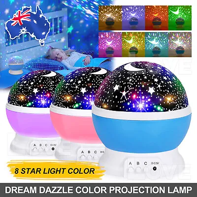 $11.95 • Buy LED Night Star Sky Galaxy Projector Light Lamp Baby Room Dream RotatingKids Gift