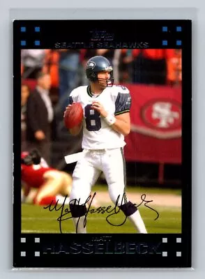 2007 Topps #39 Matt Hasselbeck Seattle Seahawks Football Card • $1.57