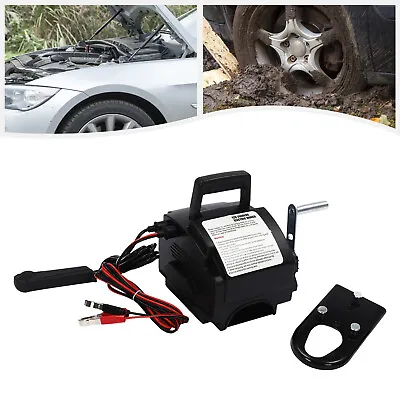 Portable 12V Electric Winch Power Winches Auto Truck Towing Hauling Tool 2000lb • $82.65