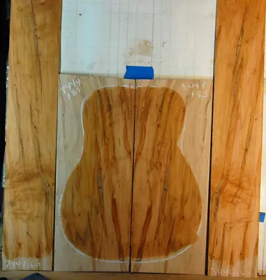Ambrosia Maple Tonewood Guitar Luthier Set Back  Sides Ink Lines • $87.99