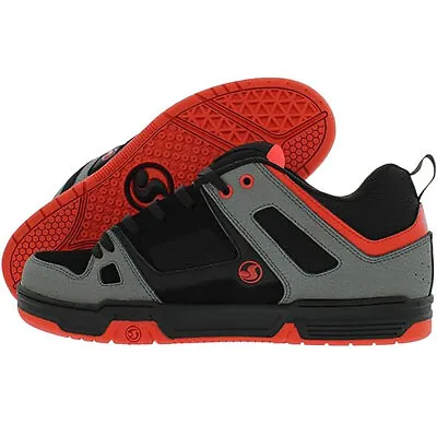 DVS Men's Gambol Black/Charcoal/Red Low Top Sneaker Shoes Clothing Apparel Sk • $140.20