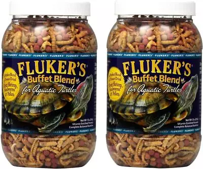 Fluker's Buffet Blend Aquatic Turtle Formula For Pets 7.5-Ounce [2-Pack] • $16.93