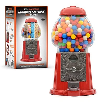 £46.71 • Buy Gumball Machine Large Retro Coin Operated Sweet Dispenser - Gobstoppers