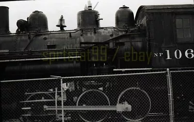 1972 NP Northern Pacific Locomotive #1068 @ Dilworth MN - Vtg Railroad Negative • $19.45