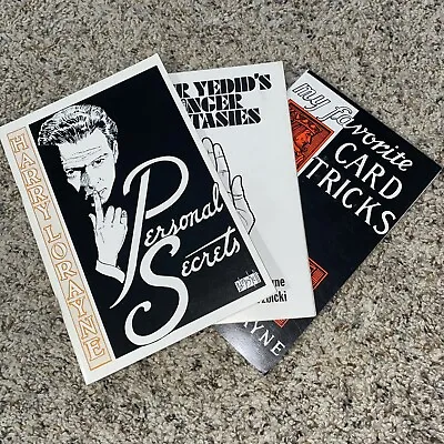 Harry Lorayne Magic Books Lot Of 3 • $35