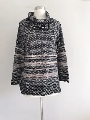 Missoni Lana Merino Wool Viscose Turtleneck Long Sleeve Knit Sweater Size 12 • $69.99