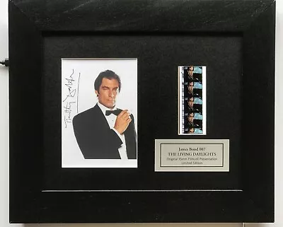 James Bond 007 'THE LIVING DAYLIGHTS' Signed Repro Film Cell* • £27.99