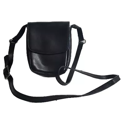 Ellington Crossbody Bag Purse Black Leather Small Adjustable Pockets Magnetic  • $29.99