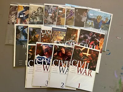 Marvel's Civil War Comic Book Lot 1--18 Issues Related To First Civil War Event! • $22.10