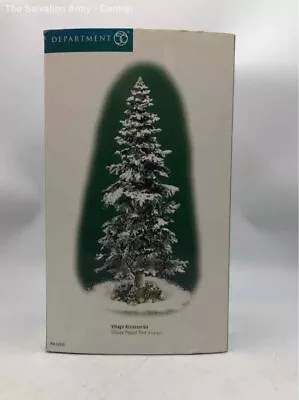 Department 56 Decorative Green Christmas Village Pequot Pine Tree With Box • $10.50