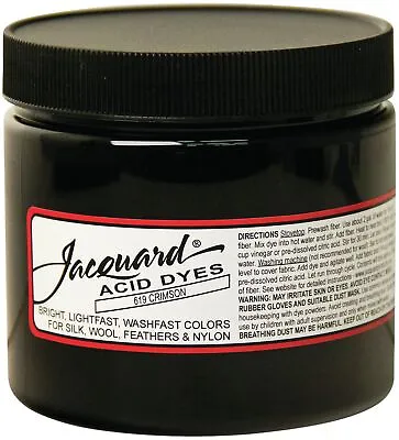 Jacquard Acid Dyes 8oz-Crimson • £43.54