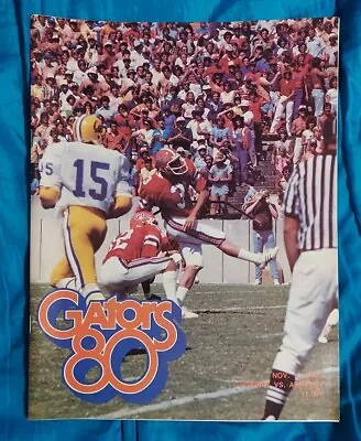 VINTAGE Florida Vs Auburn Football Program 11/1/1980 PREVIOUSLY OWNED • $29.99