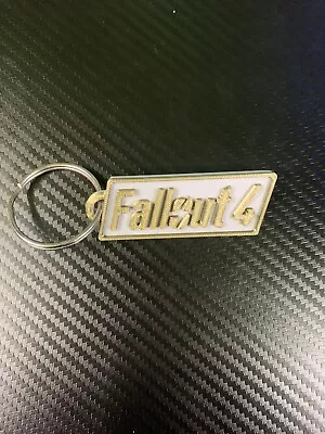 Fallout 4 Logo Keyring Keychain • £6.88