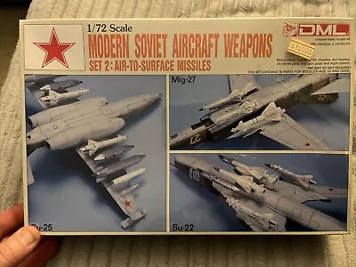 DML Marco Polo 1/72 Scale MODERN SOVIET AIRCRAFT WEAPONS #2505 New Sealed 1991 • $14.50