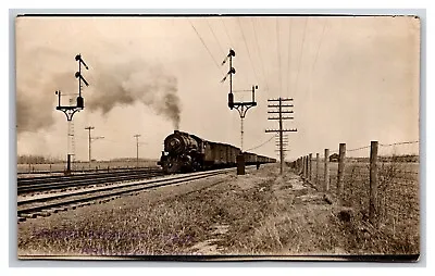 RPPC Lake Shore & Michigan Southern Rwy Freight Train Archbold OH Postcard Y15 • $84.95