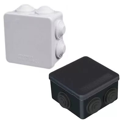 £3.95 • Buy Weatherproof Junction Box Adaptable Plastic Electrical Cable Connector Outdoor