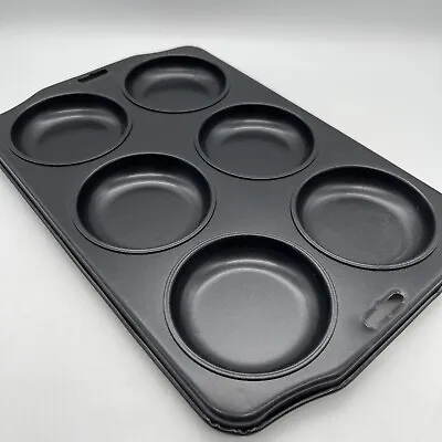 Muffin Top Pan Perfect Results Premium Non-Stick Bakeware 6-Cup Steel • $8.49