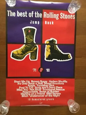 £13.99 • Buy Rolling Stones Jump Back Promotional Poster Issued By Virgin 
