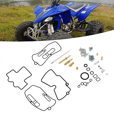 Carburetor Repair Kit Metal Rubber Carb Rebuild Overhaul Set For YFZ450 04‑09✧ • $27.51