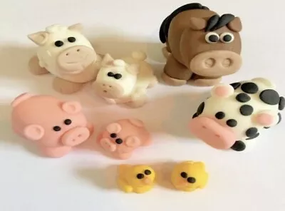 Edible Farm Animals Cake Topper Decoration • £15.99