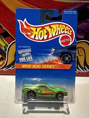 HOT WHEELS VHTF MOD BOD SERIES '67 CAMARO Light Green Blisterpack • $0.06