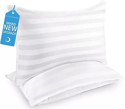 COZSINOOR Queen Size Cooling Microfiber Hotel Bed Pillows Set Of 2 NEW • $32.99