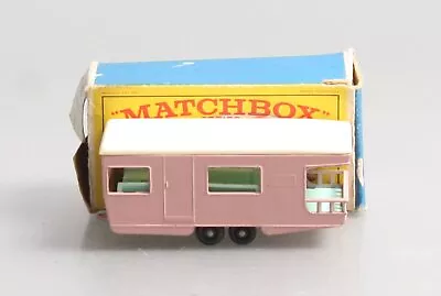 Matchbox 23 Vintage Die-Cast Pink Trailer Caravan EX/Box • $22.96