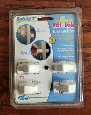 Safety 1st Magnetic Tot Lok Starter Set 4 Locks Baby Child No Key • $8.87