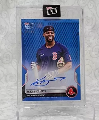 2022 Topps Now Road To Opening Day Xander Bogaerts Auto #OD-17B - Blue Auto /49 • $34.99