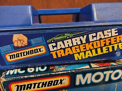 1981 Matchbox Carry Case Blue Vintage • $40