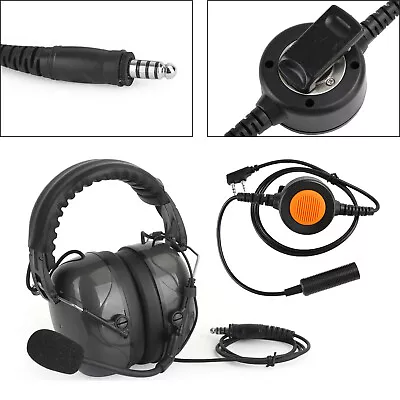 For PX-777 LT-2288 UV-5RA 6-Pin U94 PTT C5 Adjustable Noise Cancelling Headset` • £45.59